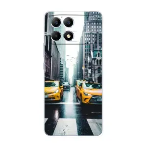 Силиконовый бампер (Работники) на Xiaomi POCO F6 (Такси)