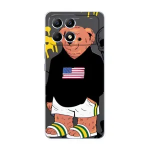 Чехлы Мишка Тедди для Поко Ф6