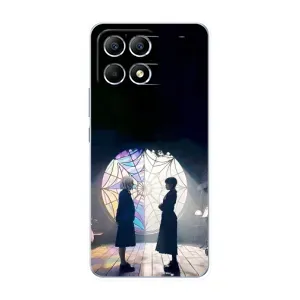 Чехлы с принтом Уэнсдей на Xiaomi POCO F6 (Уэнсдей и Энди)