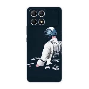 Чохол з картинкою "Герой Pubg" на Xiaomi POCO F6 (В екіперівці)