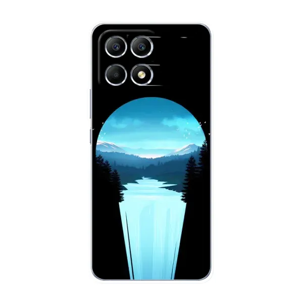 Чехол с рисунком «Синий Водопад» для Xiaomi POCO F6 Чехол с рисунком «Синий Водопад» для Xiaomi POCO F6