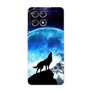 Чохол з Вовком на Xiaomi POCO F6 (Виє на місяць)