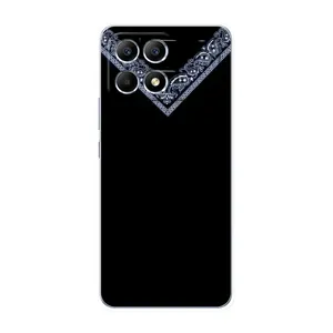 Силиконовый Чехол на Xiaomi POCO F6 (Воротник вышиванки)