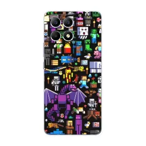 Чохол майнкрафт для Xiaomi POCO F6 (Усі персонажі)