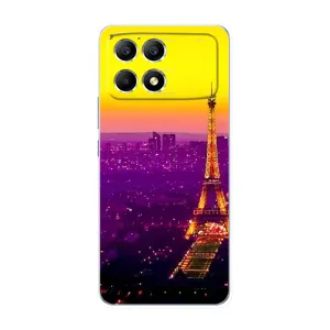 Чохол Ейфелева Вежа на Xiaomi POCO F6 (Яскрава башня)