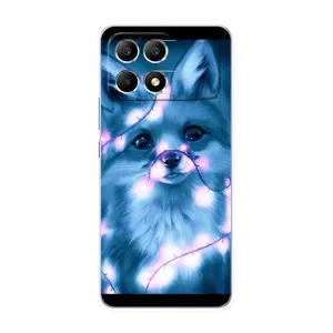 Чехол с Лисичкой для Xiaomi POCO F6 (Яркая Лиса)