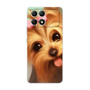 Чехол (ТПУ) Милые собачки для Xiaomi POCO F6 (Йоршенский терьер)