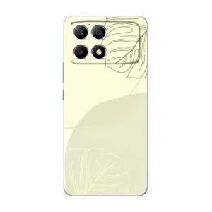 Чохол квітковий дизайн для Xiaomi POCO F6 (Зелений фон)