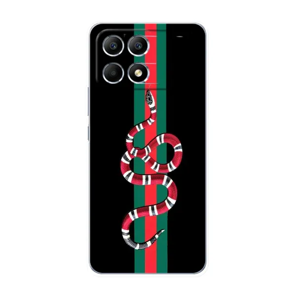 Чехол с рисунком «Змей Гуччи» для Xiaomi POCO F6 Чехол с рисунком «Змей Гуччи» для Xiaomi POCO F6
