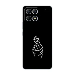 Чехлы (Знак сердечка) на Xiaomi POCO F6 (Знак Сердечка)