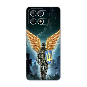 Патриотический Чехол для Xiaomi POCO F6 (ЗСУ з крильями)