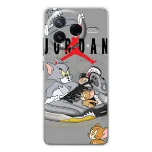 Силіконовый Чохол Nike Air Jordan на Поко Ф7 Про (Air Jordan)