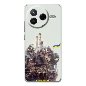 Чехлы на военную тематику для Xiaomi POCO F7 Pro (Азовсталь)