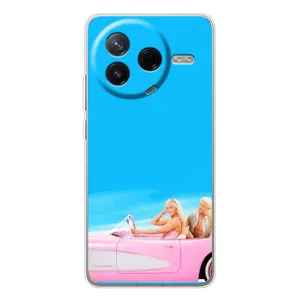 Силиконовый Чехол Барби Фильм на Xiaomi POCO F7 Pro (Барби и Кен)