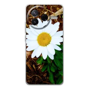 Чохол з ромашками на Xiaomi POCO F7 Pro (Біла ромашка)