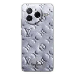 Текстурний Чохол Louis Vuitton для Поко Ф7 Про (Білий ЛВ)