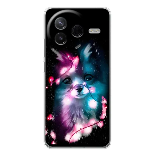 Чехол с рисунком «Черная Лиса» для Xiaomi POCO F7 Pro Чехол с рисунком «Черная Лиса» для Xiaomi POCO F7 Pro