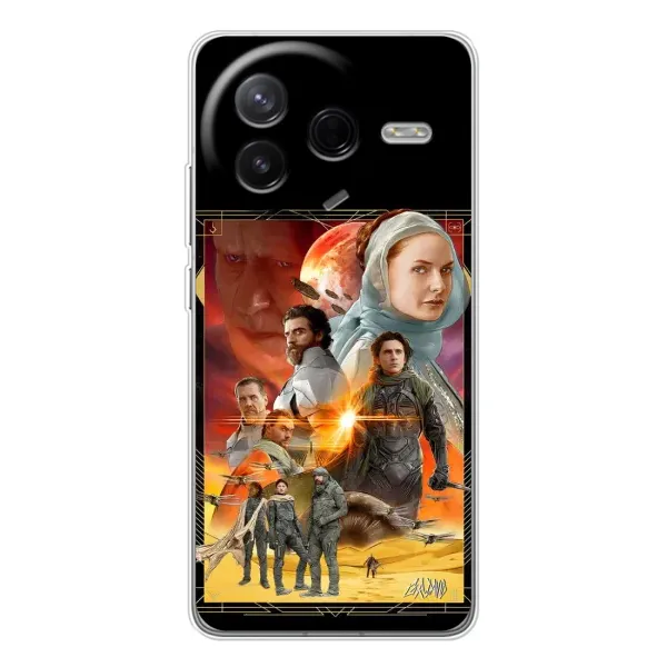 Чехол с рисунком «Д Ю Н А» для Xiaomi POCO F7 Pro