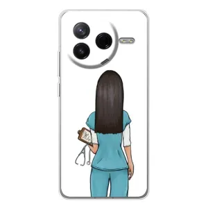Силиконовый бампер (Работники) на Xiaomi POCO F7 Pro (Доктор)
