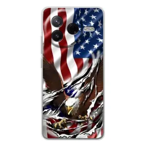 Чохол Прапор USA для Xiaomi POCO F7 Pro (Прапор USA)