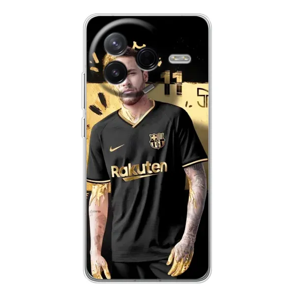 Чехол с рисунком «Gold Neymar» для Xiaomi POCO F7 Pro Чехол с рисунком «Gold Neymar» для Xiaomi POCO F7 Pro