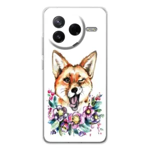 Чехол с Лисичкой для Xiaomi POCO F7 Pro (Хитрая лиса)