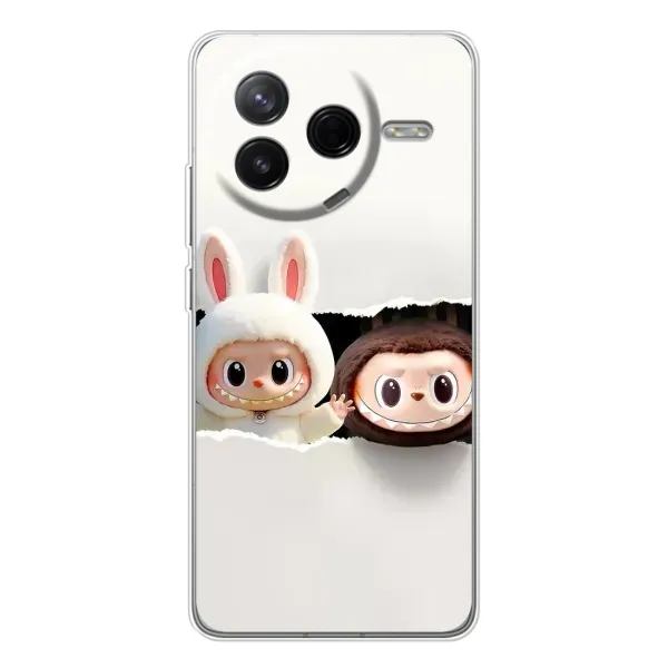 Чехол с рисунком «Фигурки Labubu» для Xiaomi POCO F7 Pro Чехол с рисунком «Фигурки Labubu» для Xiaomi POCO F7 Pro