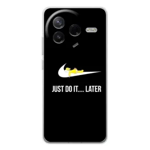 Силіконовый Чохол на Xiaomi POCO F7 Pro з картинкою НАЙК (Later)