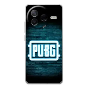 Чохол (TPU) з картинкою "Лого Пабг" на Поко Ф7 Про (Лого PUBG)