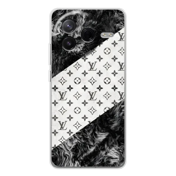Чехол с рисунком «LV на белом» для Xiaomi POCO F7 Pro Чехол с рисунком «LV на белом» для Xiaomi POCO F7 Pro