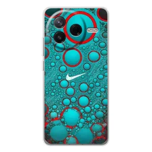 Силіконовый Чохол на Xiaomi POCO F7 Pro з картинкою НАЙК (Найк зелений)