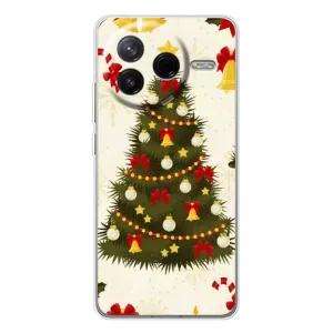 Чохол новорічна ялинка на Xiaomi POCO F7 Pro (Новорічний принт)