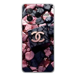 Чехол (Dior, Prada, YSL, Chanel) для Xiaomi POCO F7 Pro (Шанель)
