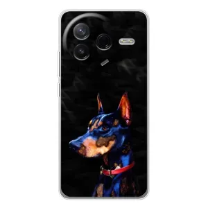 Бампер для Xiaomi POCO F7 Pro с картинкой "Песики" (Собака Мопс)