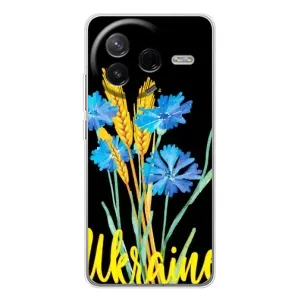 Чохол на Xiaomi POCO F7 Pro (Український дизайн) (Україна в квітах)