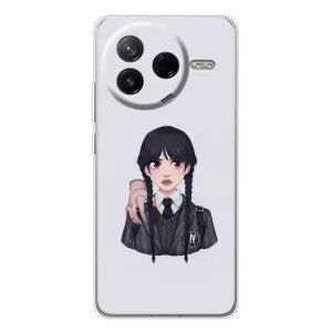 Чехлы с принтом Уэнсдей на Xiaomi POCO F7 Pro (Вещь Венсдей)