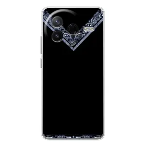 Силиконовый Чехол на Xiaomi POCO F7 Pro (Воротник вышиванки)