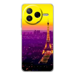 Чохол Ейфелева Вежа на Xiaomi POCO F7 Pro (Яскрава башня)