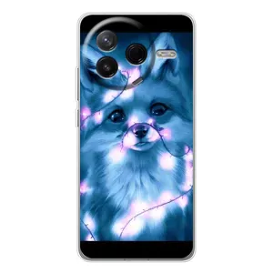 Чехол с Лисичкой для Xiaomi POCO F7 Pro (Яркая Лиса)