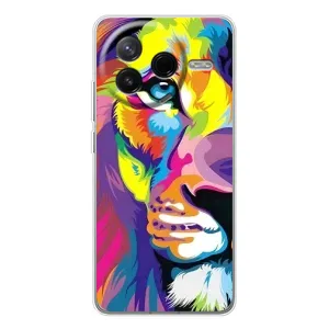 Чехол с картинкой на Xiaomi POCO F7 Pro (Яркий Лев)