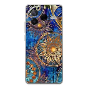 Чехлы со смыслом для Xiaomi POCO F7 Pro (Золотые узоры)