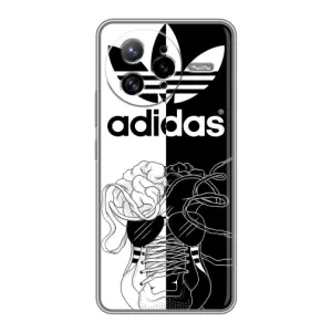 Чехол в стиле "Адидас" для Поко Ф7 Ультра (Adidas шнурки)