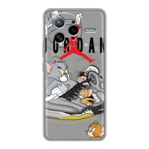 Силиконовый Чехол Nike Air Jordan на Поко Ф7 Ультра (Air Jordan)