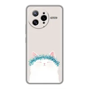 Чехол на тематику: Коты для Xiaomi POCO F7 Ultra (Белый котик)