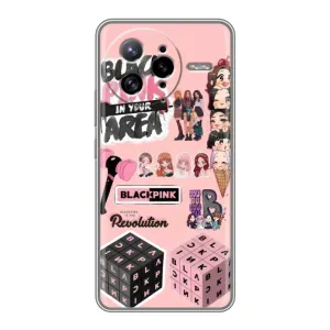 Чехлы с картинкой для Xiaomi POCO F7 Ultra (BLACK PINK коллаж)