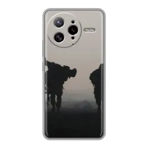 Чехлы на военную тематику для Xiaomi POCO F7 Ultra (Бой солдат)
