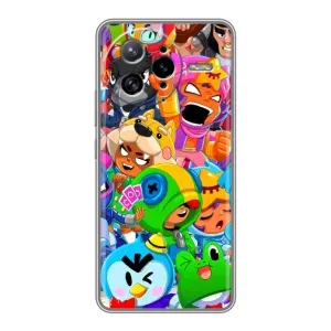 Силиконовый Чехол на Xiaomi POCO F7 Ultra с картинкой Brawl Stars (Brawl-Stars)