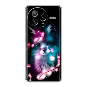 Чехол с Лисичкой для Xiaomi POCO F7 Ultra (Черная Лиса)