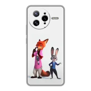 Силиконовый чехол с принтом Зоотрополіс для Xiaomi POCO F7 Ultra (Джуди и Ник)
