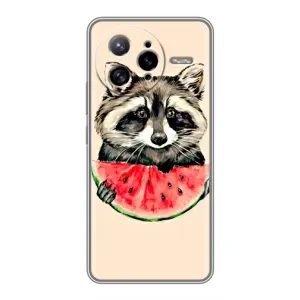 Силиконовый Чехол с Енотами на Xiaomi POCO F7 Ultra (Енот)